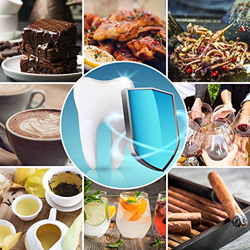 Kit de Blanqueamiento Dental, Blanqueador Dental Profesional Gel Blanqueador de Dientes Para Manchas de Humo, Dientes Negros, Dientes Amarillos-6x4ML Gel,6xBlanqueadores de Dientes, 1xLuz LED