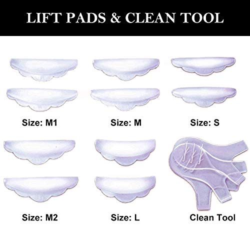 Kit de elevación de pestañas,Kit Lifting de Pestañas Permanente,Kit de permanente de pestañas,Queratina para Lograr Pestañas Largas,Rizos y Elevación Natural