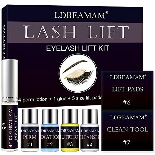 Kit de elevación de pestañas,Kit Lifting de Pestañas Permanente,Kit de permanente de pestañas,Queratina para Lograr Pestañas Largas,Rizos y Elevación Natural