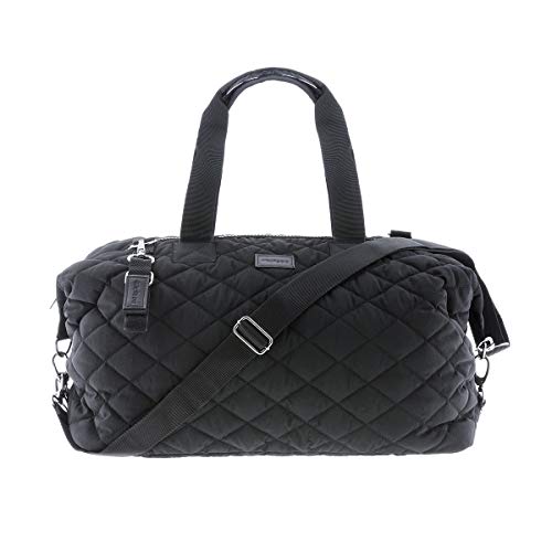 Kiwisac Lovely | Bolso Maternal | Color Negro | Con Cambiador y Neceser | Uso Hospital o Carrito Bebe | 48 x 24 x 34cm