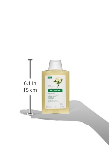 Klorane - Champú a la Cera de Magnolia 200 ml (3282770106343)