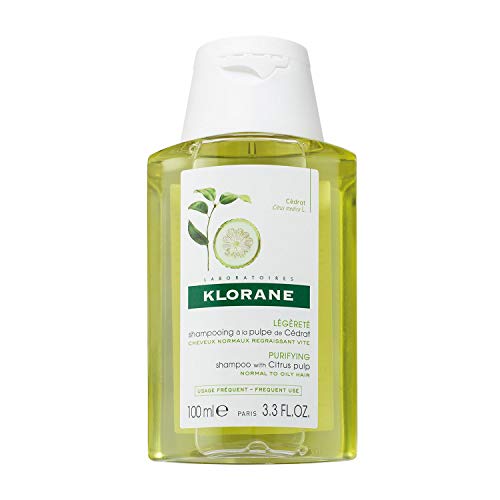 Klorane - Champú a la pulpa de cedro para uso frecuente, 100 ml