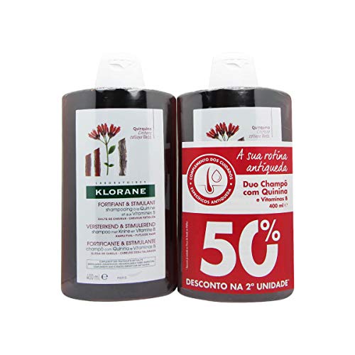 Klorane Duo Champo Quinina 2 x 400ml