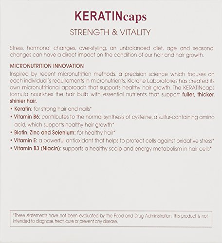 Klorane KERATINCAPS, Negro, Estándar