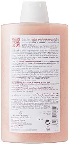 Klorane Shampoo with Pomegranate Mujeres No profesional Champú 400ml - Champues (Mujeres, No profesional, Champú, 400 ml, Protección del color, Granada)