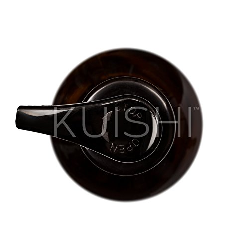 Kuishi Dispensador Jabon Plastico Ámbar [1000ml x 2], Dosificador Jabon Baño para Jabón de Manos, Loción, Champú y Acondicionador (Sin BPA)