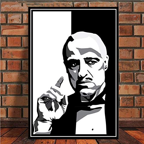 KWzEQ Carteles e Impresiones Cartel de Estrella de Cine Arte de la Pared Lienzo para decoración del hogar de la habitación80X120cmPintura sin Marco