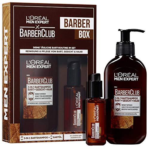 L 'Oréal Men expert Barber Club Barba caja waschgel y bartöl Set de regalo