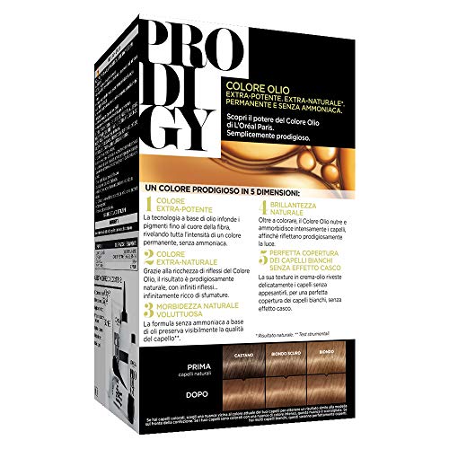 L 'Oréal Paris, Prodigy - Coloración permanente 7.0 Mandorla Biondo