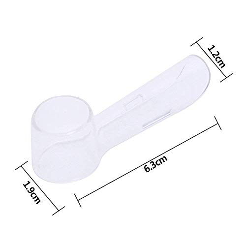 L-SRX Tapa protectora de viaje para cabezales de cepillo de dientes Oral B, conveniente para viajes y más higiénico para mantener los gérmenes lejos del polvo