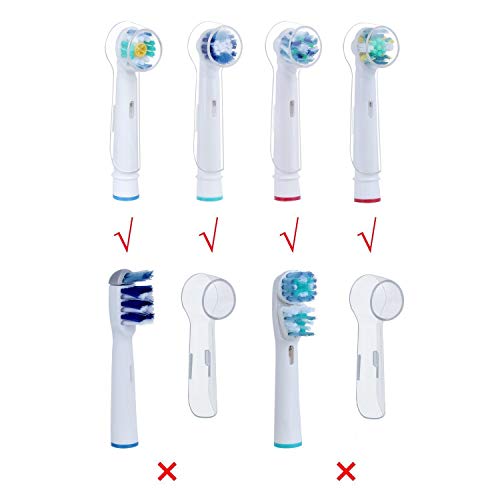 L-SRX Tapa protectora de viaje para cabezales de cepillo de dientes Oral B, conveniente para viajes y más higiénico para mantener los gérmenes lejos del polvo