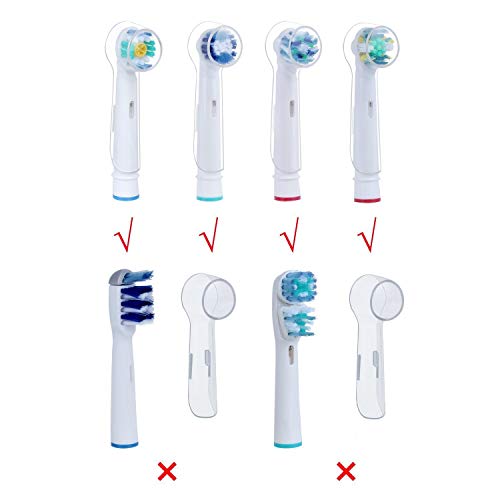 L-SRX Tapa protectora de viaje para cabezales de cepillo de dientes Oral B, conveniente para viajes y más higiénico para mantener los gérmenes lejos del polvo