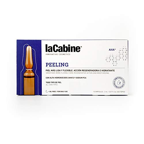 La Cabine Ampollas Peeling - Peeling Químico Facial - Renovación total de la Piel: Exfoliante, Antiarrugas, Antiacné y Antimanchas - 10x2ml