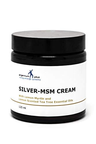 La crema Plata-MSM con aceites esenciales de limón mirto y de limón del árbol del té - 120 ml