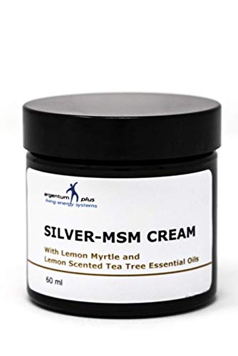 La crema Plata-MSM con aceites esenciales de limón mirto y de limón del árbol del té - 60 ml