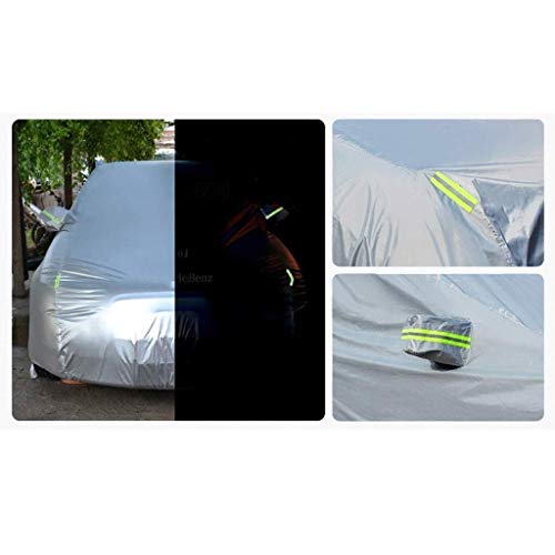 La cubierta del coche cuatro estaciones universal impermeable y transpirable UV a prueba de polvo de la Guardia de Protección al aire libre Compatible con Peugeot 301 cubierta del coche