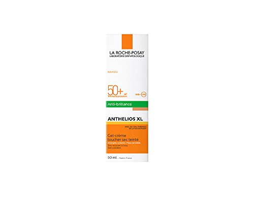 La Roche Posay Anthelios XL Gel Crema Antibrillos Tacto Seco Con Color SPF50+, 50ml