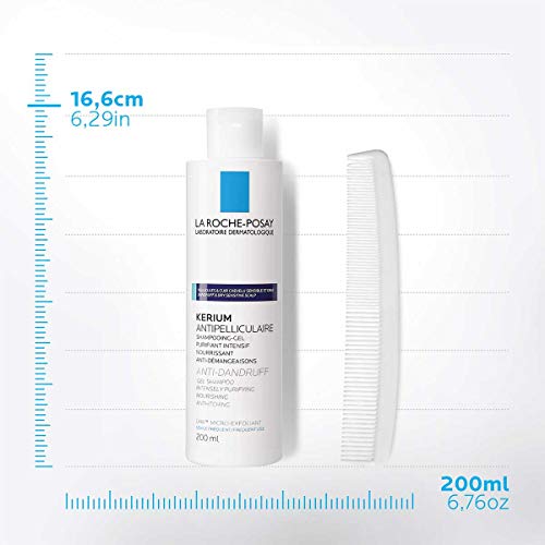 La Roche Posay, Kerium Champú Gel Exfoliante, 200 grams