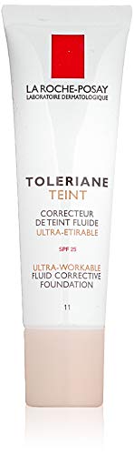 La Roche Posay Toleriane Teint Fondo Maquillaje Corrector Fluido SPF 25, Tono 11, 30 ml