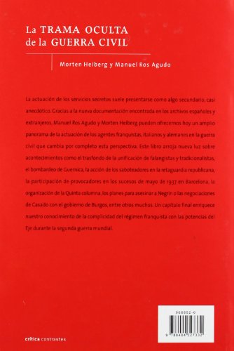 La trama oculta de la Guerra Civil: Los servicios secretos de Franco, 1931-1945 (Contrastes)