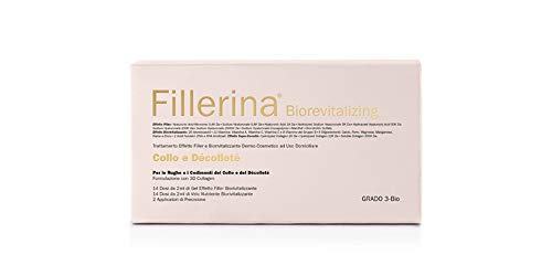 Labo fillerina biorevitalizing tratamiento antiarrugas Cuello bel051 efecto Filler grado3 Bio