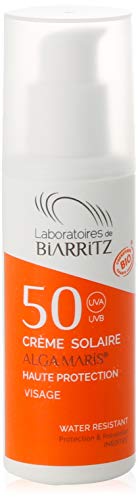 Laboratoires de Biarritz ALGA MARIS - Crema solar facial SPF50, 50 ml