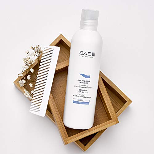 Laboratorios Babé - Champú Antigrasa 250 ml, Pelo Graso, Elimina la Grasa, Seborregulador, Cabello más Suave