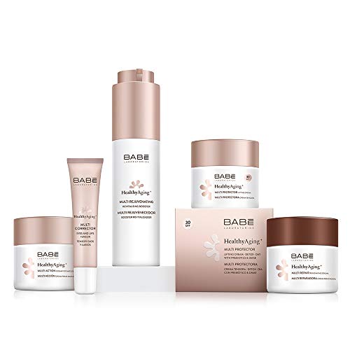 Laboratorios Babé - Multi Rejuvenedor Antiarrugas Booster Revitalizador 50ml| HealthyAging+ | Nutritiva | Efecto Tensor | Envejecimiento Cutáneo | Hidratación 24 Horas | Reafirmante | Antioxidante
