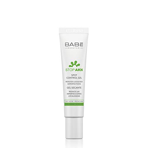 Laboratorios Babé - Stop AKN Gel Facial Secante 8 ml, Acción Intensiva, Cicatrizante, Tratamiento Acné, Disminución de Acné, Combate las Imperfecciones del Rostro