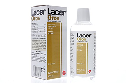 LACER LABORATORIOS SA - Oros colutorio, Enjuague dental, 500 ml, Negro (2600836)