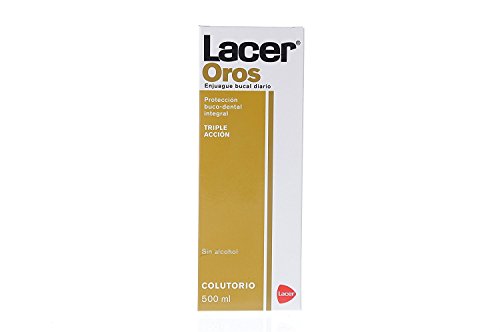 LACER LABORATORIOS SA - Oros colutorio, Enjuague dental, 500 ml, Negro (2600836)