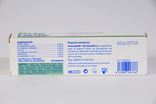 LACER - ORTOLACER GEL MENTA 75ML