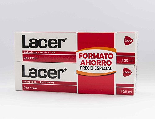 LACER Pasta dental con Fluor DUPLO 2x125mL