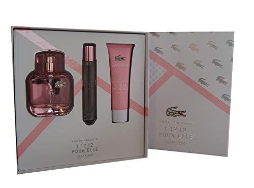 Lacoste Eau De Lacoste L.12.12 Pour Elle Sparkling - Edt 50 Ml + Sprchový Gel 50 Ml + Edp 7,5 Ml 107.5 ml