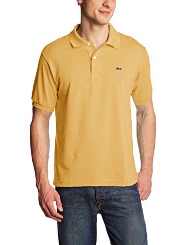 Lacoste L1212 Camiseta Polo, Amarillo (Pollen), M para Hombre