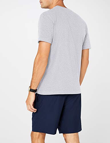 Lacoste TH7618, Camiseta para Hombre, Gris (Argent Chiné Cca), Large (Talla del fabricante: 5)