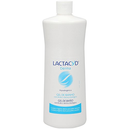Lactacyd Derma - Gel de Baño, Sin Jabón, Hipoalergénico, preserva las defensas naturales de la piel, 250ml