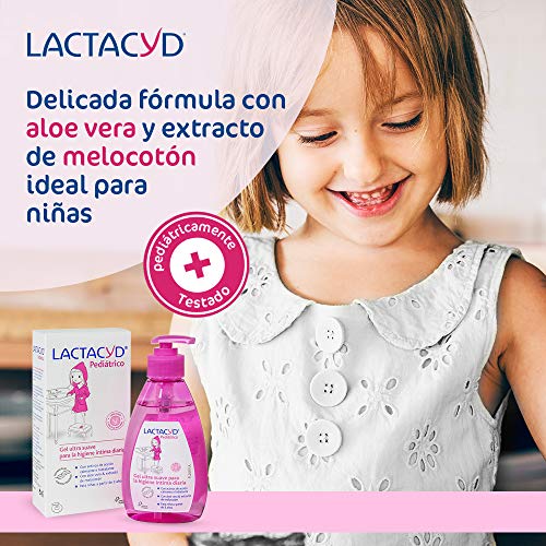 LACTACYD Gel de Higiene Íntima Pediátrico para Niñas a Partir de 3 Años -200 ml