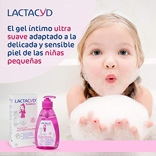 LACTACYD Gel de Higiene Íntima Pediátrico para Niñas a Partir de 3 Años -200 ml