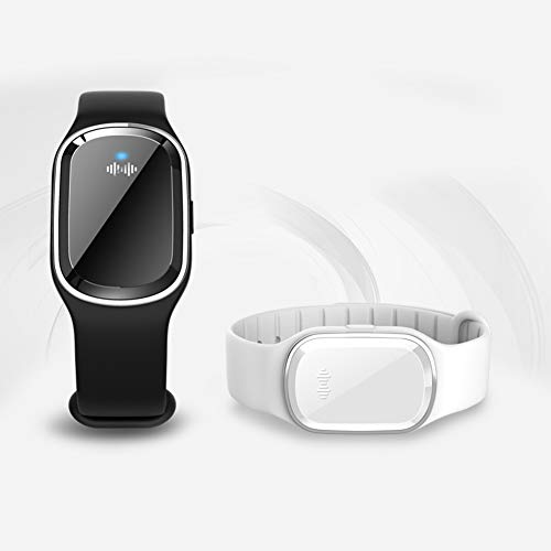 LAMF - Pulsera repelente de mosquitos ultrasónico para niños y adultos, pulsera electrónica antimosquitos con cable de carga USB, no tóxico y resistente al agua