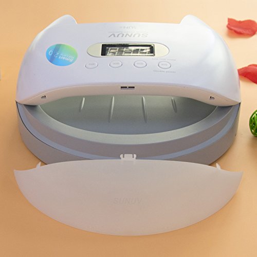Lámpara Led Uñas SUNUV 48W UV Secador Smart 2.0 para Esmalte de Uñas de Gel Pro Salón Curado sin Dolor en Manicura/ Pedicura SUN7