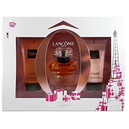 Lancôme Trésor Femme - Set de regalo, pack de 1 (Eau de Parfum 30 ml, loción corporal 50 ml, gel de ducha 50 ml)