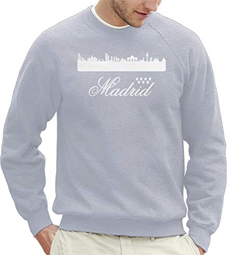 latostadora - Jersey Madrid para Hombre y Mujer Gris vigoré L