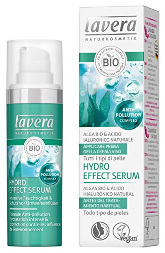 lavera Hydro Effect Serum Facial - Algas bio & ácido hilaurónico natural - vegano - cuidado facial biológico - cosméticos naturales 100% certificados - cuidado de la piel - 30 ml