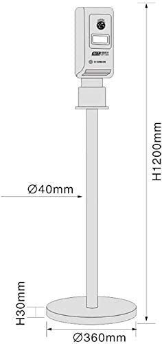 LAZ Desinfectante for las manos Dispensador Holder, auto universal sin contacto dispensador de jabón soporte, Oficina de desinfectante for las manos soporte del dispensador estación de Escuelas del Ár
