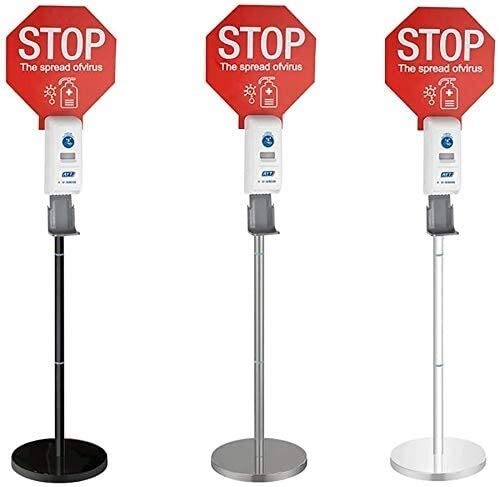 LAZ Desinfectante for las manos Dispensador Holder, auto universal sin contacto dispensador de jabón soporte, Oficina de desinfectante for las manos soporte del dispensador estación de Escuelas del Ár