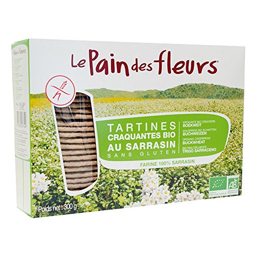 Le Pain Des Fleurs - Panes crujientes y tostadas Sin gluten, 2 x 300 g