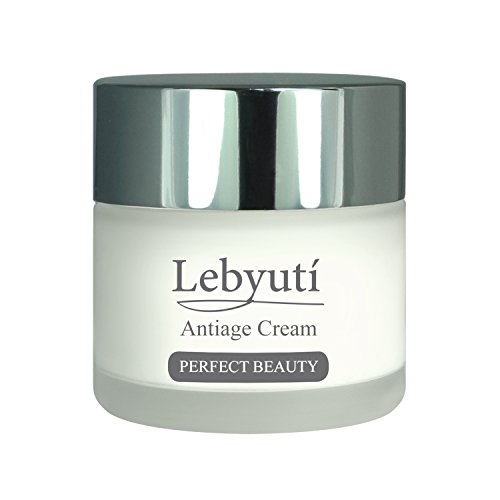 Lebyutí Crema Hidratante Facial mujer y hombre. Crema Antiarrugas Reafirmante con Acido Hialurónico, Vitamina C y Células Madre Vegetales que Nutren, Reparan y Reafirman tu piel. 50ml