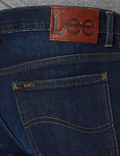 Lee Rider Contrast Jeans, Dark Pool, 42W / 34L para Hombre