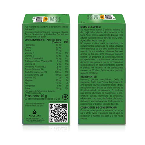 Leotron Exámenes - 20 Sobres bucodispensables